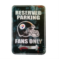 STREET SIGN - PARKING SIGN - NFL - PITTSBURGH STEELERS 